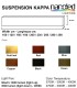 LINEAR SUSPENSION LAMP LED NANOLED KAPPA