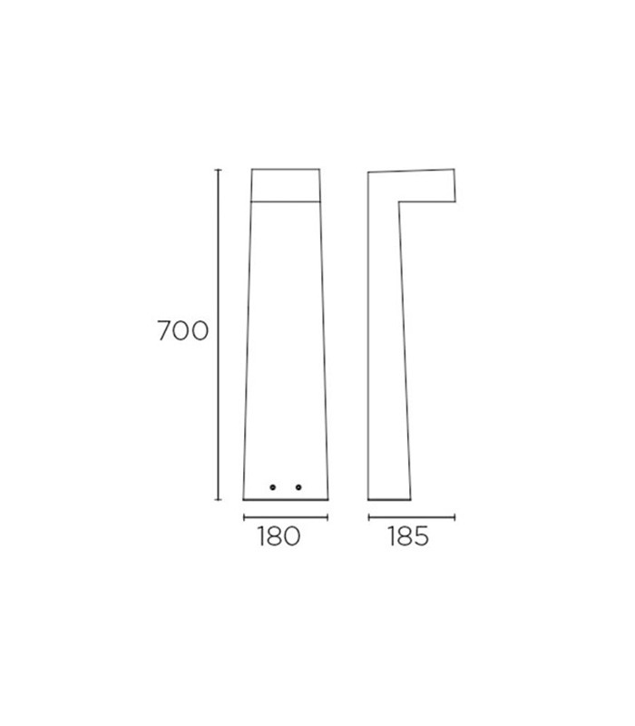 OUTDOOR LED BOLLARD LEDS C4 SIMENTI