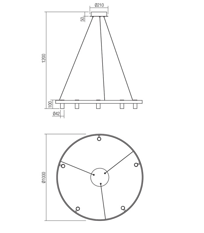 LAMPADA A SOSPENSIONE REDO SUMMIT 100