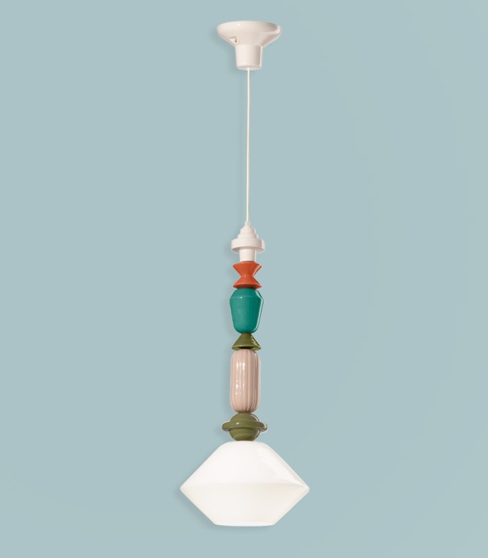 CERAMIC SUSPENSION LAMP FERROLUCE LARIAT