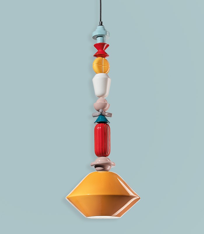 CERAMIC SUSPENSION LAMP FERROLUCE LARIAT