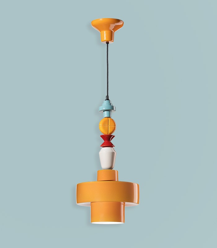 CERAMIC SUSPENSION LAMP FERROLUCE LARIAT