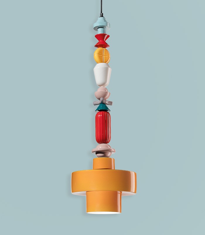 CERAMIC SUSPENSION LAMP FERROLUCE LARIAT