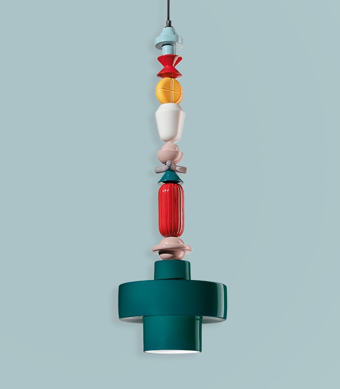 CERAMIC SUSPENSION LAMP FERROLUCE LARIAT