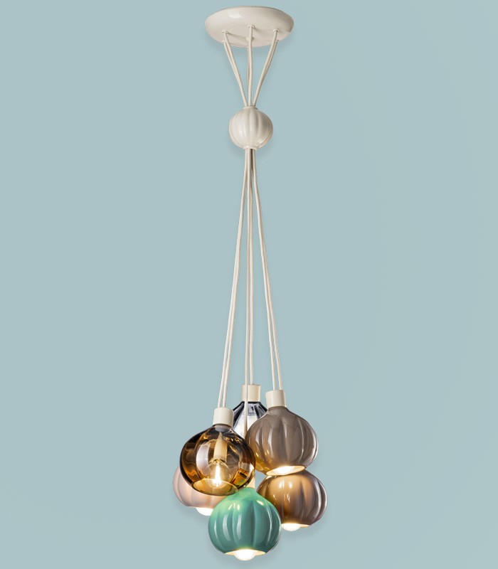 LAMPADA A SOSPENSIONE IN CERAMICA FERROLUCE AFOXE C2659