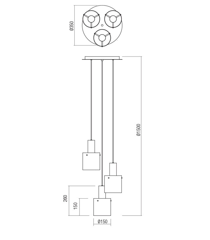 LAMPADA A SOSPENSIONE REDO LOU