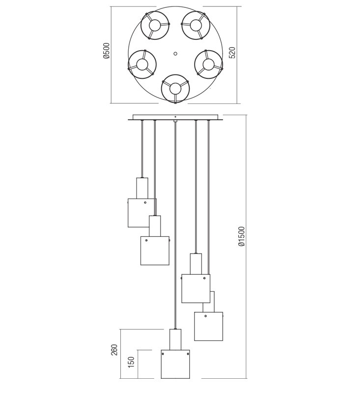 LAMPADA A SOSPENSIONE REDO LOU
