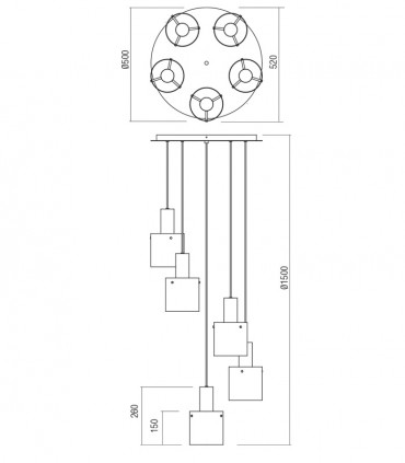 LAMPADA A SOSPENSIONE REDO LOU