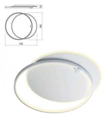 LAMPADA DA SOFFITTO A LED REDO ARP ROTONDA