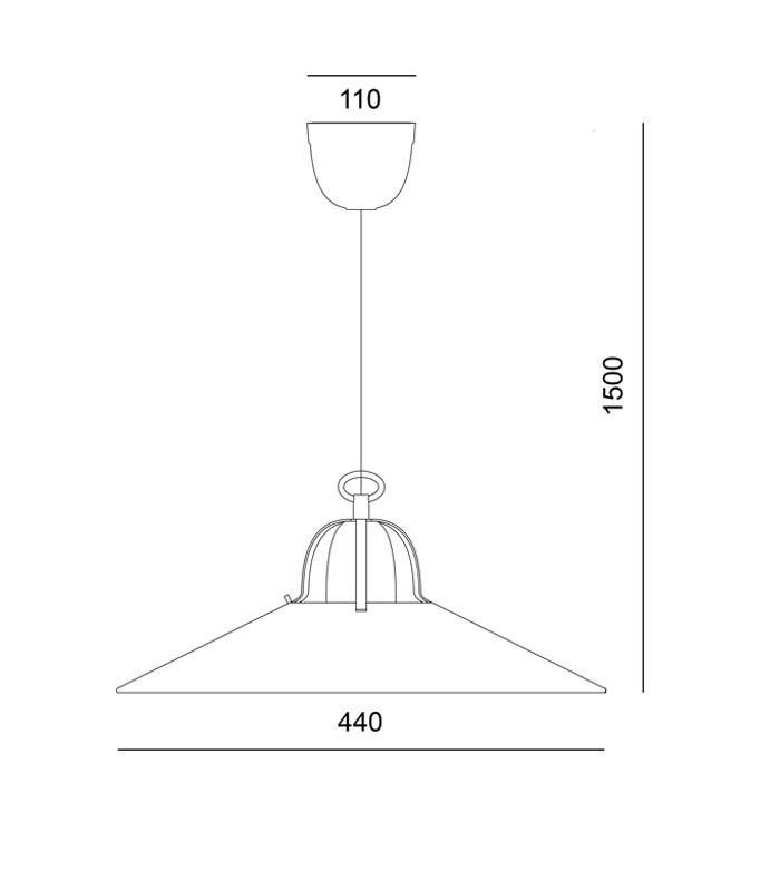 LAMPADA A SOSPENSIONE TOSCOT ASIAGO