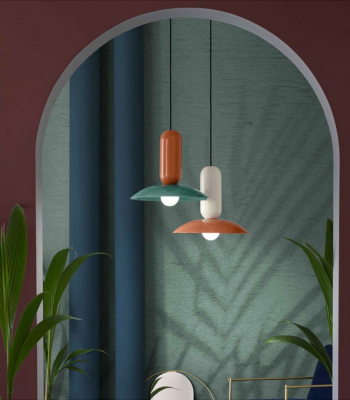 LAMPADA A SOSPENSIONE IN CERAMICA FERROLUCE PAU C2630