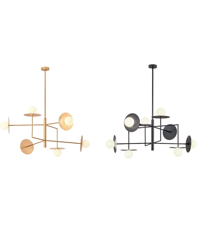 LAMPADA A SOSPENSIONE REDO PLATO OTTO LUCI