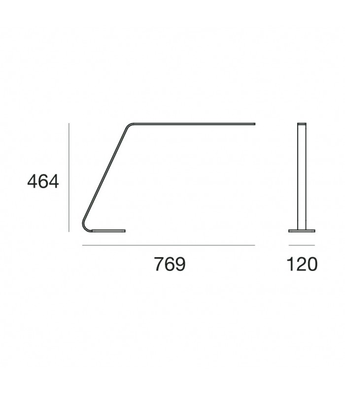LAMPADA DA TAVOLO A LED STILNOVO LAMA 7112