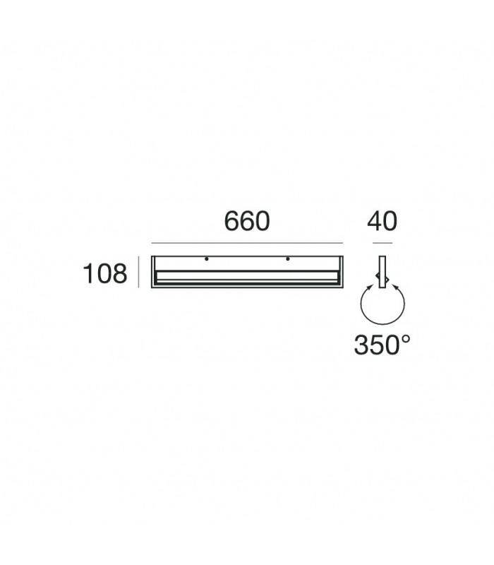 WALL LAMP STILNOVO TABLET 7601 - 7609 - 7602 - 7610 - 7604 - 7611 - 7605 - 7612