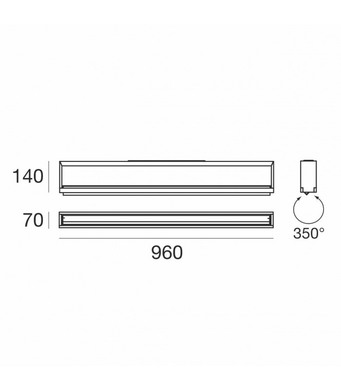 WALL LAMP STILNOVO TABLET 7601 - 7609 - 7602 - 7610 - 7604 - 7611 - 7605 - 7612