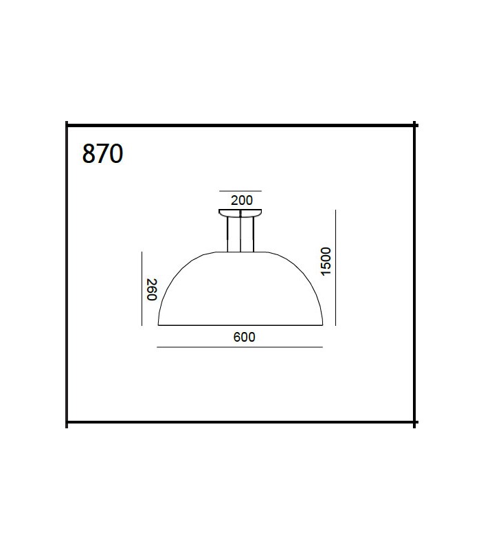 TOSCOT NOTORIUS SUSPENSION DOME ART. 870