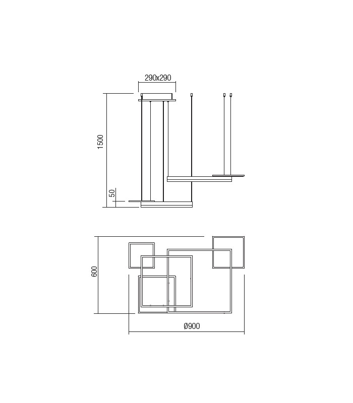 LED SUSPENSION LAMP REDO SIGUA 110