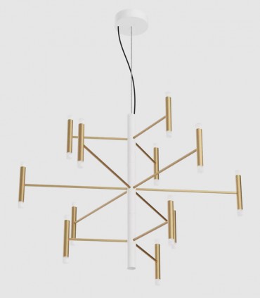 SUSPENSION LAMP LINEA LIGHT PERLA 12 LIGHTS