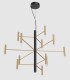 SUSPENSION LAMP LINEA LIGHT PERLA 12 LIGHTS