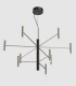 SUSPENSION LAMP LINEA LIGHT PERLA 9 LIGHTS
