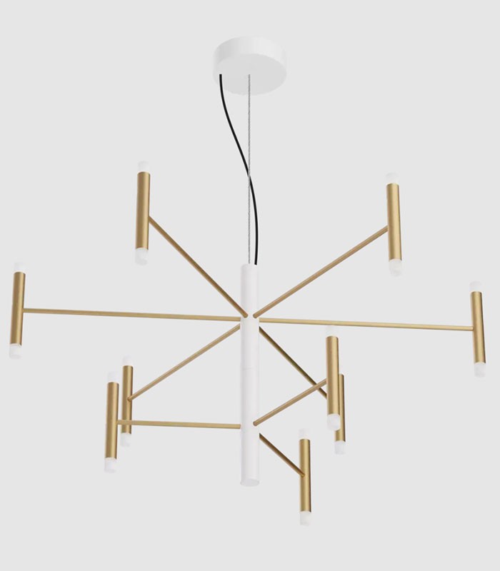 SUSPENSION LAMP LINEA LIGHT PERLA 9 LIGHTS