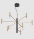 SUSPENSION LAMP LINEA LIGHT PERLA 9 LIGHTS