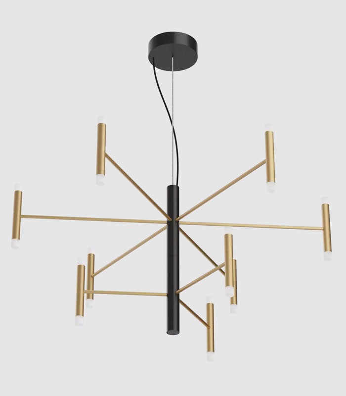 SUSPENSION LAMP LINEA LIGHT PERLA 9 LIGHTS