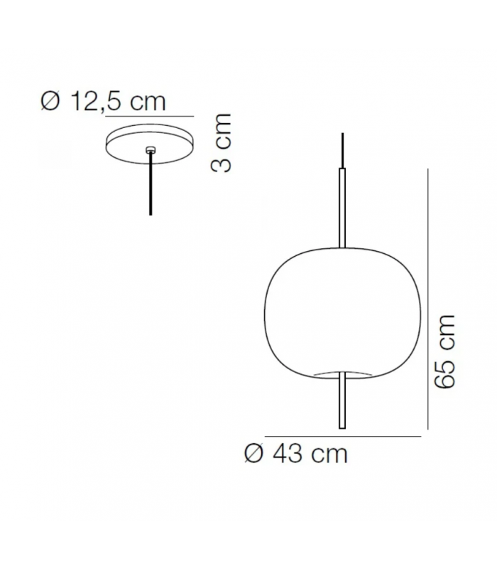 SUSPENSION LAMP KUNDALINI KUSHI XL