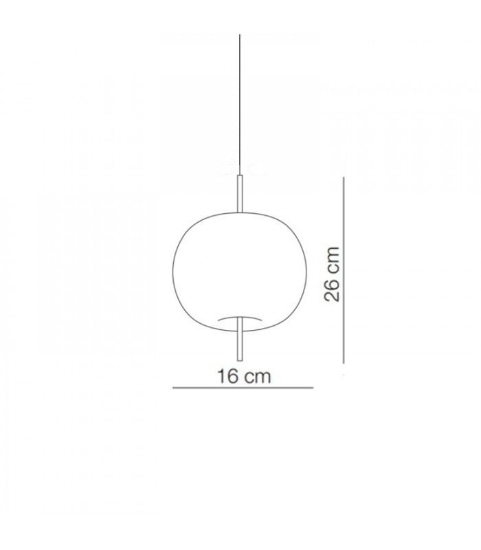 SUSPENSION LAMP KUNDALINI KUSHI 16
