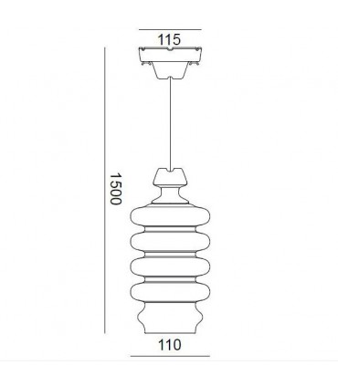 SOSPENSIONE TOSCOT BATTERSEA 954 22S