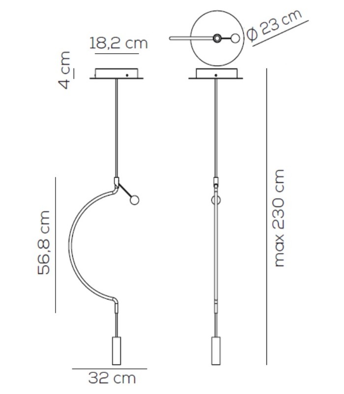 SUSPENSION LAMP AXO LIGHT LIAISON P1