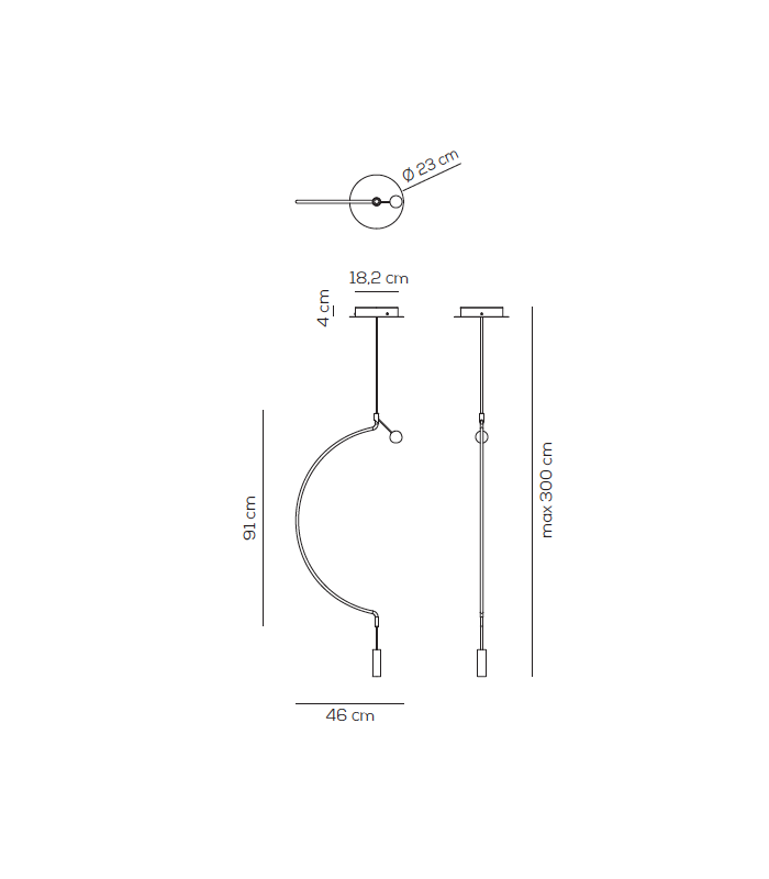 SUSPENSION LAMP AXO LIGHT LIAISON M1
