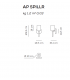 WALL LAMP AXO LIGHT SPILLRAY AP