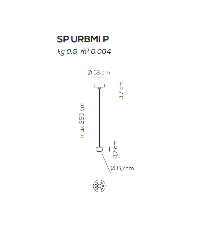 SUSPENSION LAMP AXO LIGHT URBAN MINI SUSPENSION NEW LCC EDITION