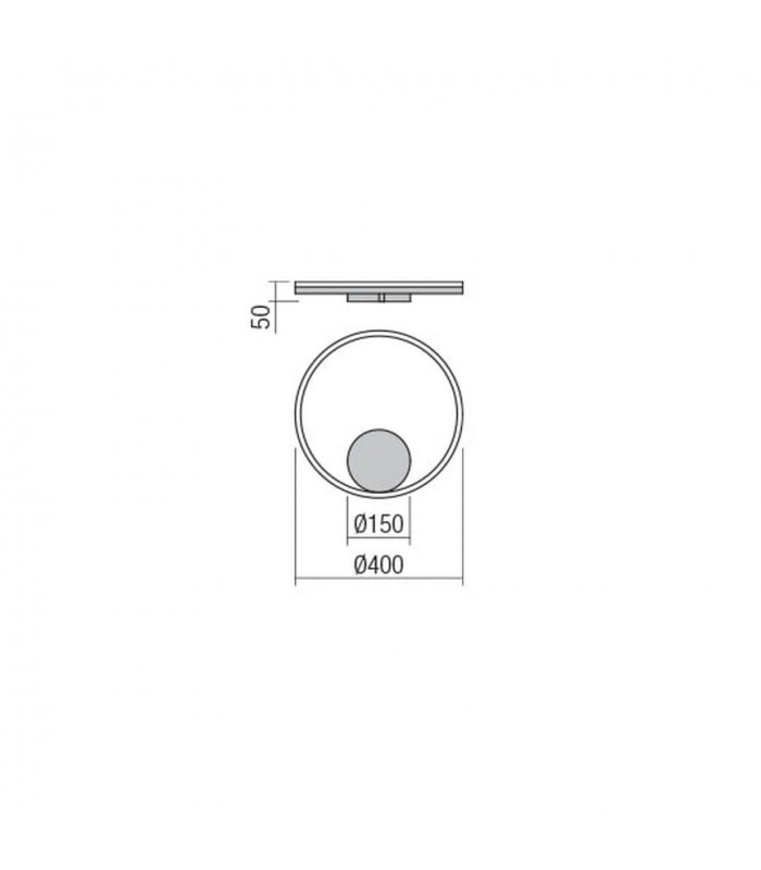 WALL LAMP OR CEILING LAMP REDO ORBIT 40 DIRECT LIGHT