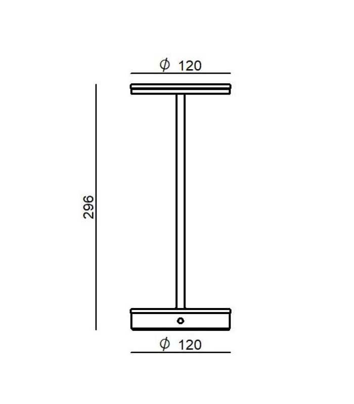 LAMPADA DA TAVOLO A LED LINEA LIGHT GEMINI