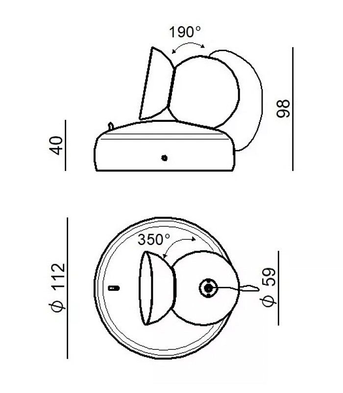 CEILING LAMP LINEA LIGHT DUCK S