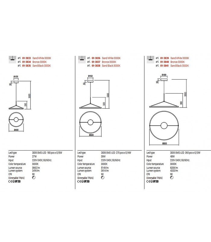 SUSPENSION LAMP REDO ORBIT 1 CIRCLE
