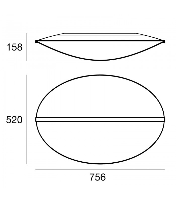 CEILING LAMP STILNOVO DIPHY 8166 - 8167