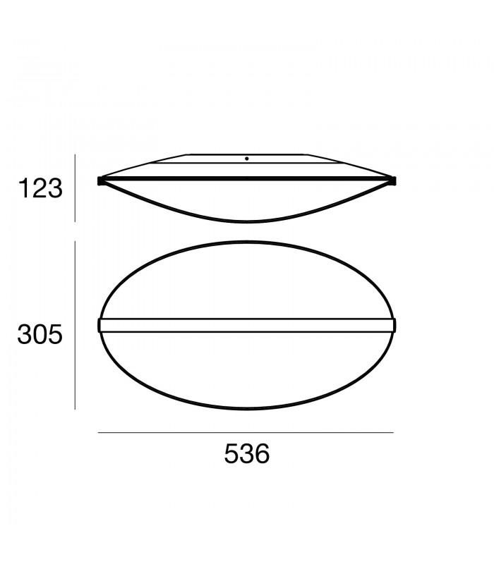 CEILING LAMP STILNOVO DIPHY 8166 - 8167