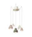 LAMPADA A SOSPENSIONE FERROLUCE BERIMBAU C2606 MIX