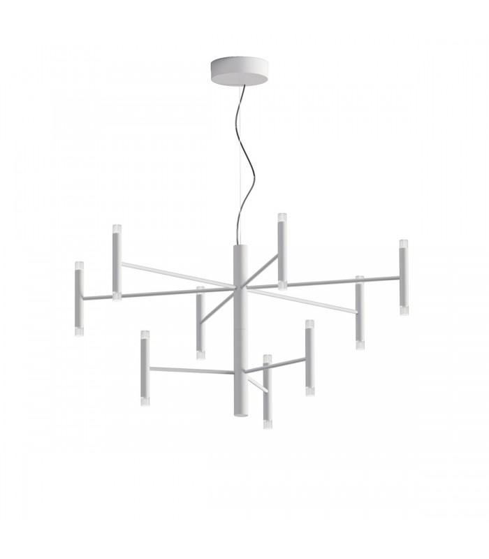 SUSPENSION LAMP LINEA LIGHT PERLA 9 LIGHTS