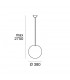 SUSPENSION LAMP LINEA LIGHT OH P E27