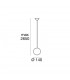 SUSPENSION LAMP LINEA LIGHT OH P LED IP65
