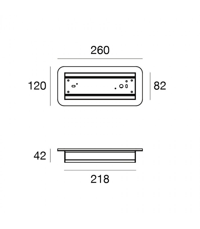 LAMPADA DA PARETE LINEA LIGHT GEMINI