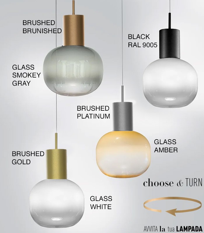PENDANT LAMP LIGHT4 ALBA SMALL