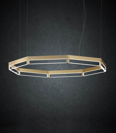 SUSPENSION LED LAMP LIGHT4 FRAME OTTAGONO 30