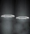 LED SUSPENSION LAMP LIGHT4 FRAME ESAGONO 30