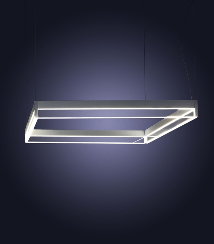 LED SUSPENSION LAMP LIGHT4 FRAME SQUARE