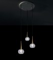 SUSPENSION LAMP LIGHT4 GHALIA 3 LIGHTS ROUND